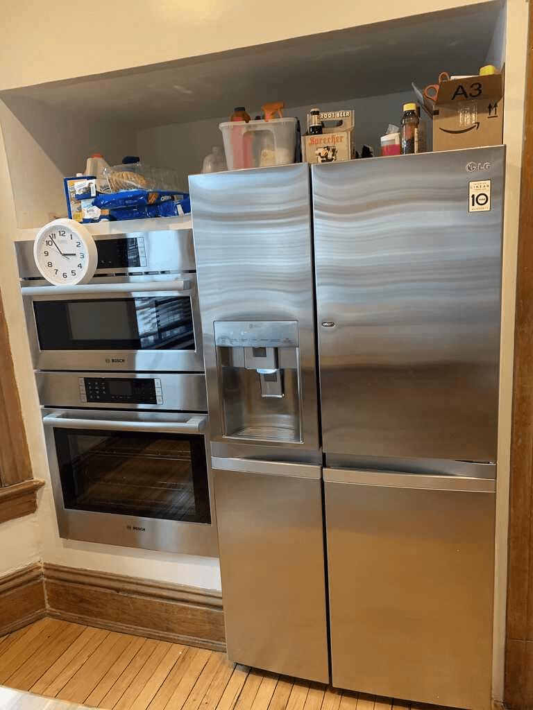 Streak-free appliances after house cleaning